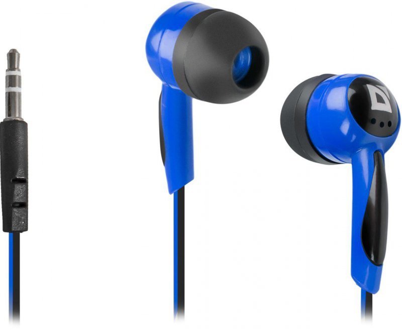 Słuchawki Defender BASIC 604 douszne czarno-niebieskie