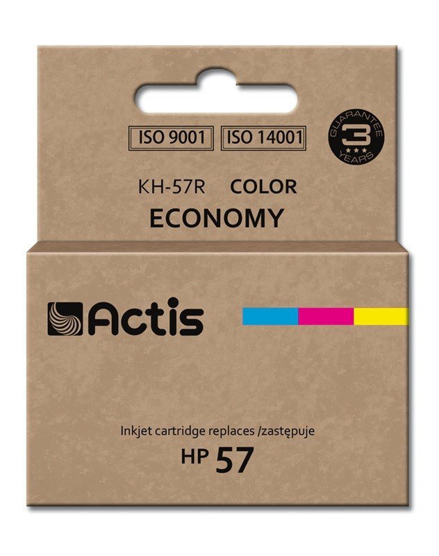 Tusz ACTIS KH-57R (zamiennik HP 57 C6657A; Standard; 21 ml; kolor)