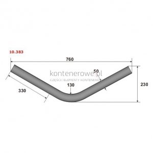10.383 Lifting bar d=50 R=130 L=760
