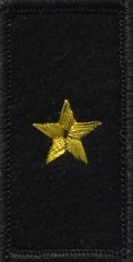 1 gwiazdka na pasek czapki garnizonowej MOSG