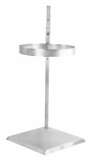 Stainless steel stand for Ø450 conical sieve (3222B) and Ø400 cylindrical sieve (3166), adjustable.