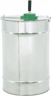 Tangential 2-frame honey extractor Ø420 mm, frame: 2/4 DB, manual (top drive), without legs – SAXO