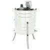 4-frame diagonal electric honey extractor 230V, Ø600, universal basket, with a stainless valve - MINIMA
