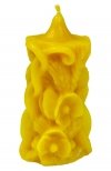 Forma silikonowa - Świeca z makami - wys. 9,5 cm