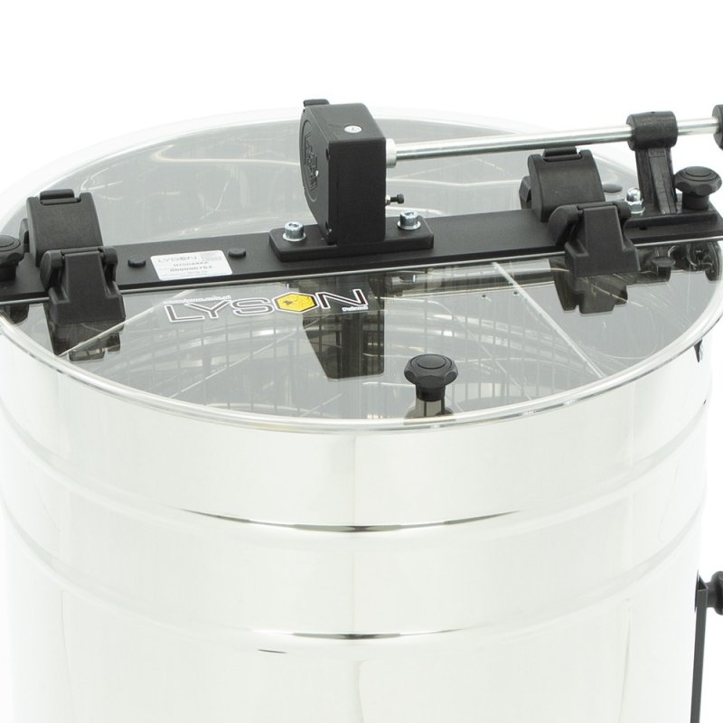 3-frame diagonal manual honey extractor, diameter 500mm, universal basket - BASIC LINE