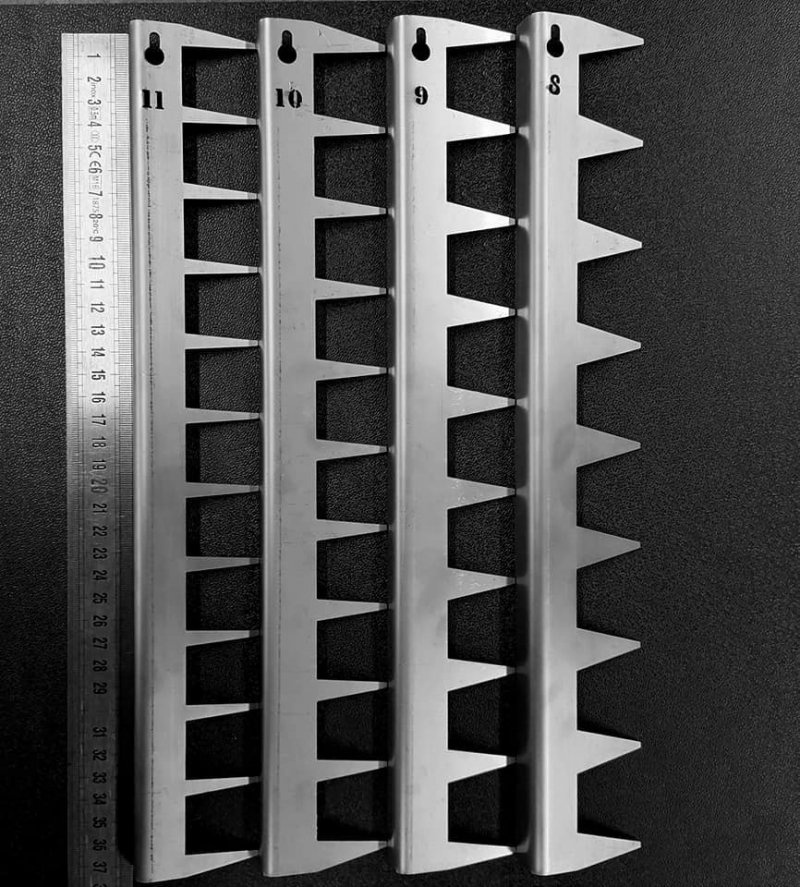 Arranging comb, 10 frames