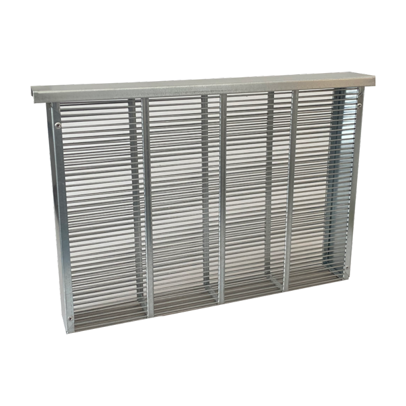 1-frame Dadant insulator with cover (metal)
