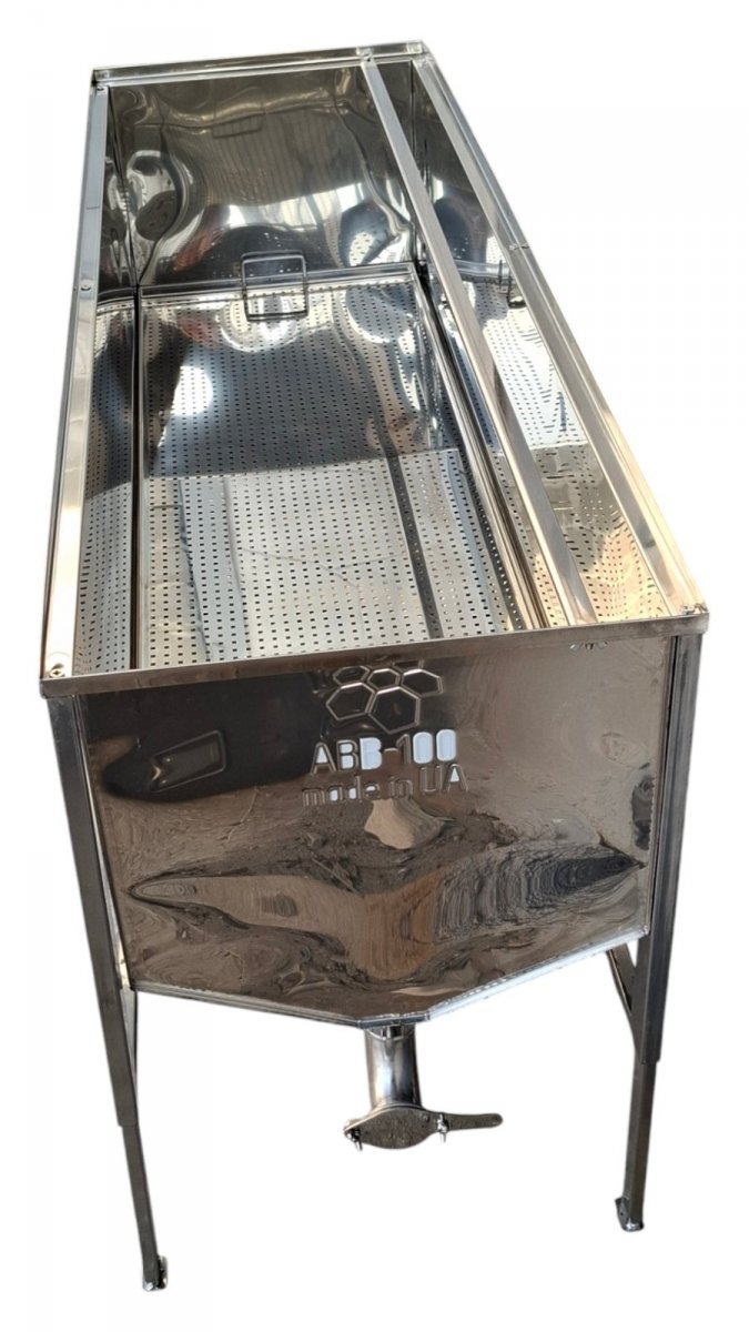 Uncapping table with overlay, sieve and cover Dadant/langstroth 1m