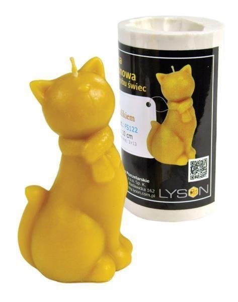 Forma silikonowa Kot w szaliku – wys. 10cm