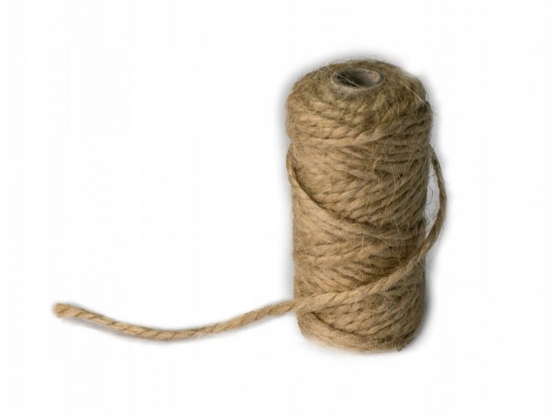 Natural jute twine 100g, about 30m