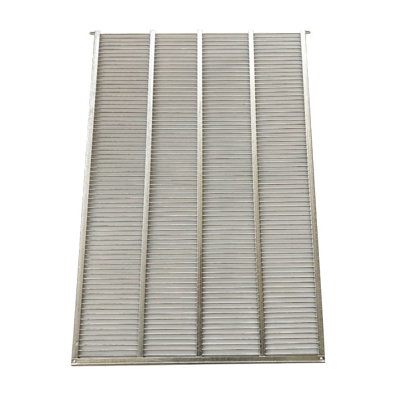 Warszawska Poszerzana excluder with a border - vertical - metal - 312x455mm