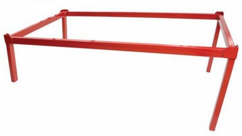 Stand for stainless steel solar wax melter, small