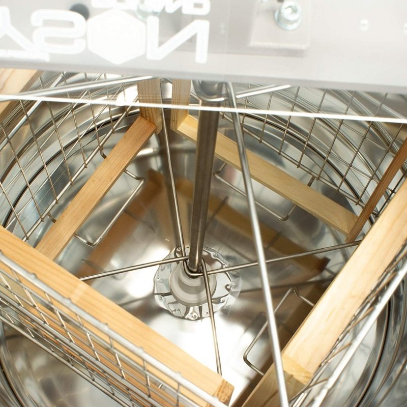 4-frame diagonal electric honey extractor 230V, diameter 600mm, universal basket - BASIC LINE