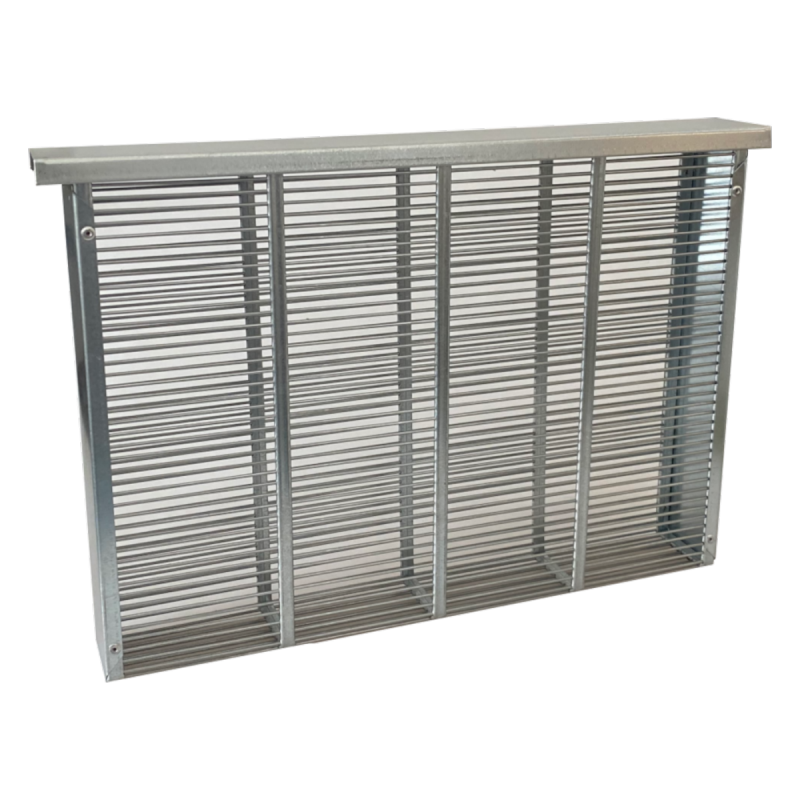 1-frame Dadant insulator with cover (metal)