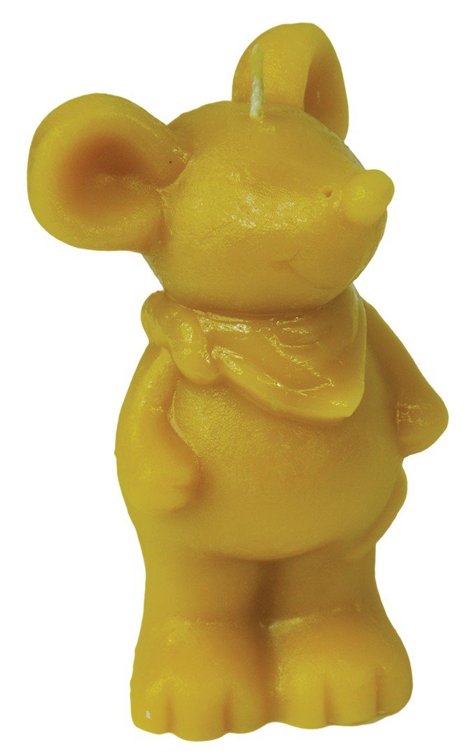 Silicone mould - mouse with a bandana - height 10cm