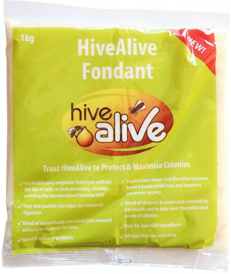 HiveAlive Fondant 1 kg (apiciasto z dodatkiem HiveAlive)