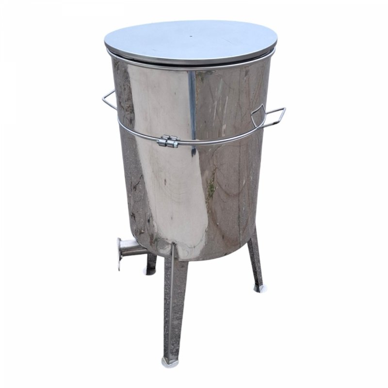 Settler 35L with sieve and handles (stainless)