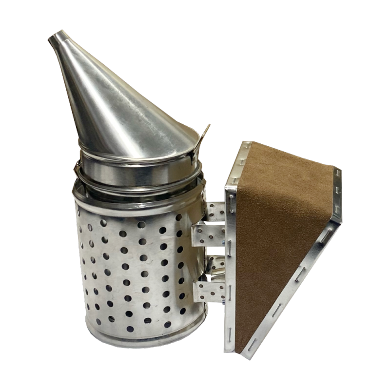 Small smoker (galvanized/leather bellows)