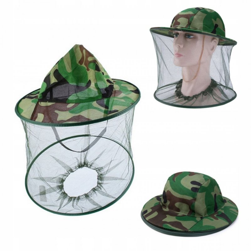 Light hat with net mesh 