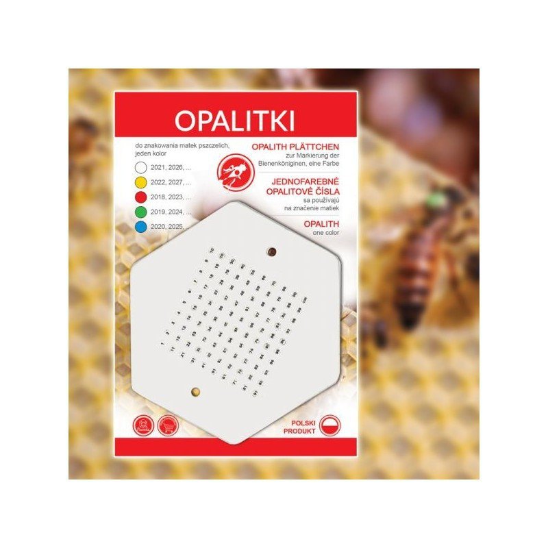 Opalitki polskie - biała