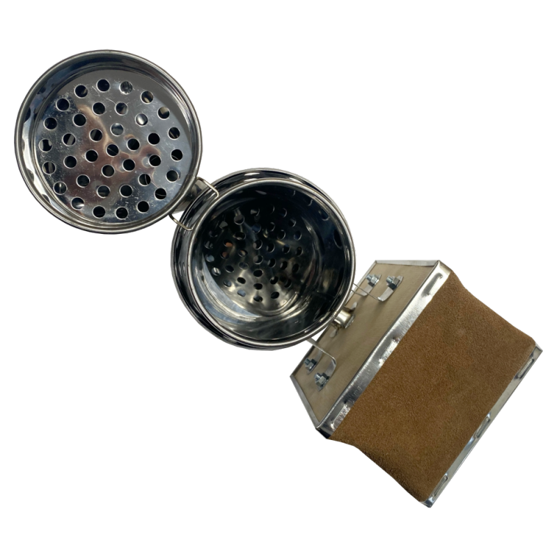 Smoker (stainless/leather bellows)
