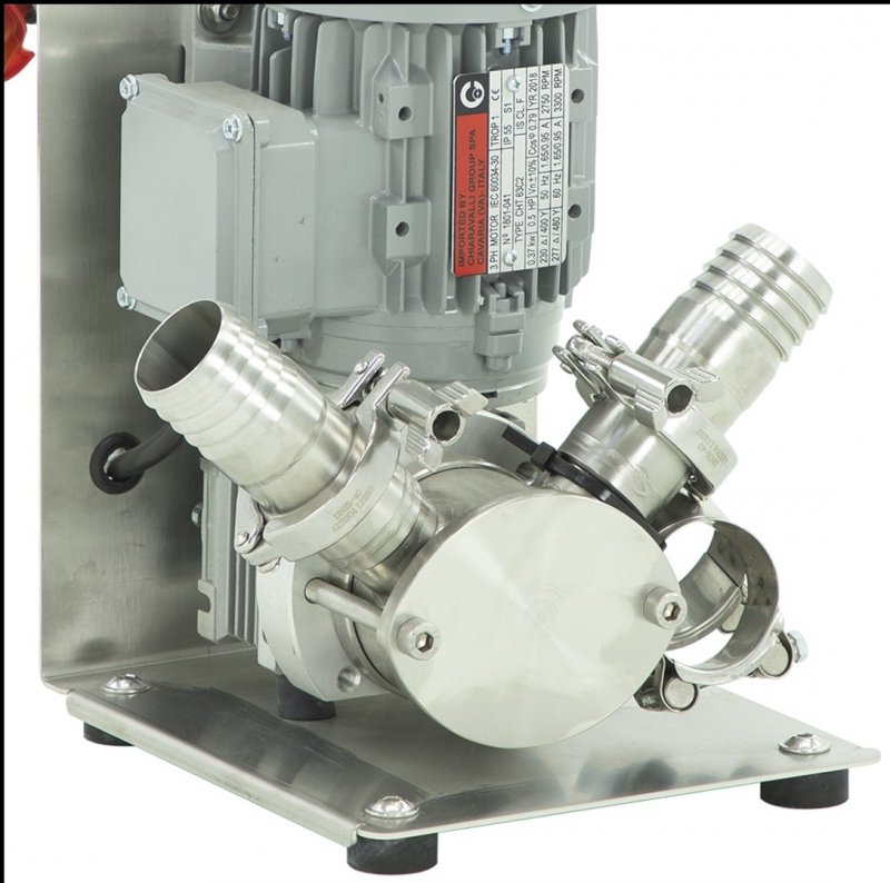 Honey pump (suction and force pump) 0.37 KW, 400V (without inverter) – compact version