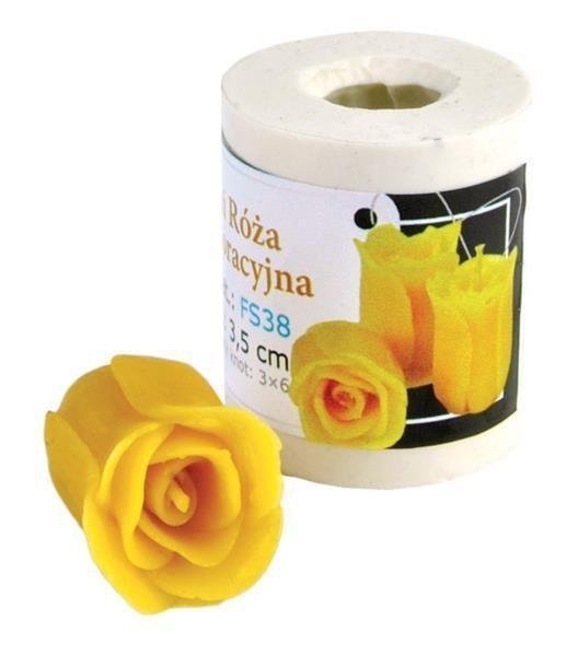 Forma silikonowa Mini róża dekoracyjna – wys. 3,5cm