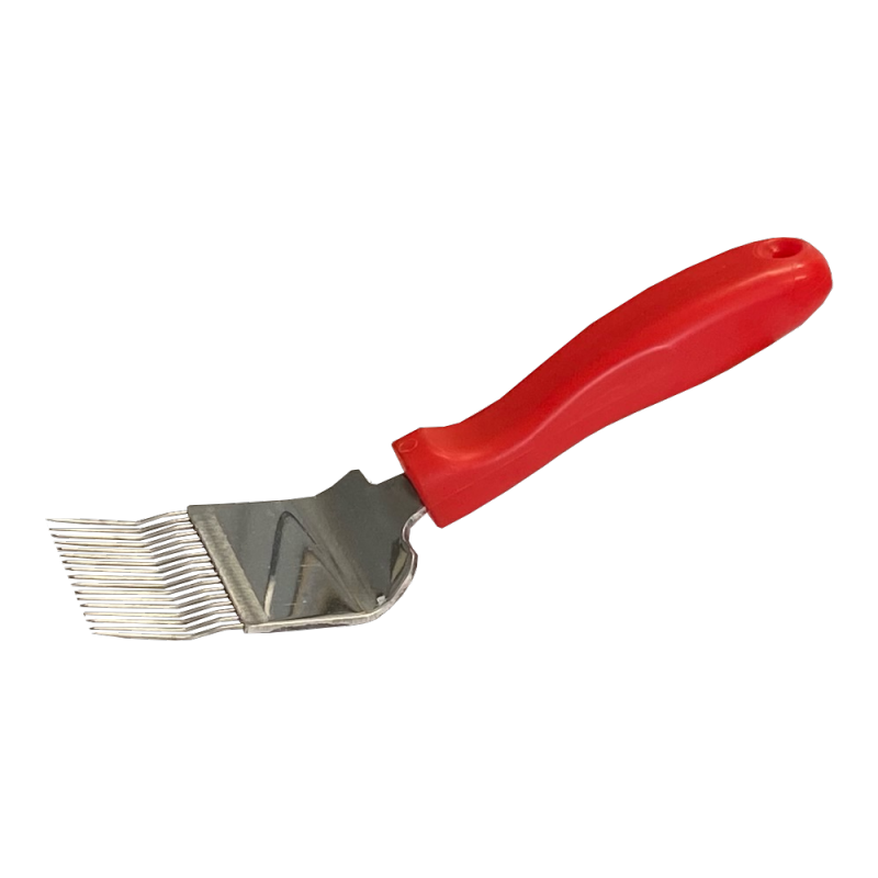 Fork uncapper, bent (17 acid-proof needles)