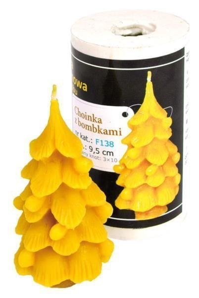 Forma silikonowa Choinka z bombkami – 9,5cm