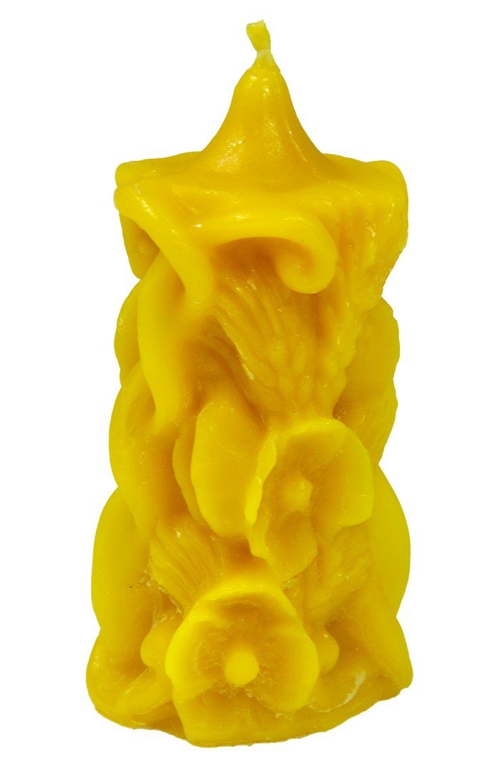 Forma silikonowa - Świeca z makami - wys. 9,5 cm