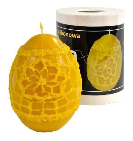 Forma silikonowa Jajko z koronką – wys. 9cm
