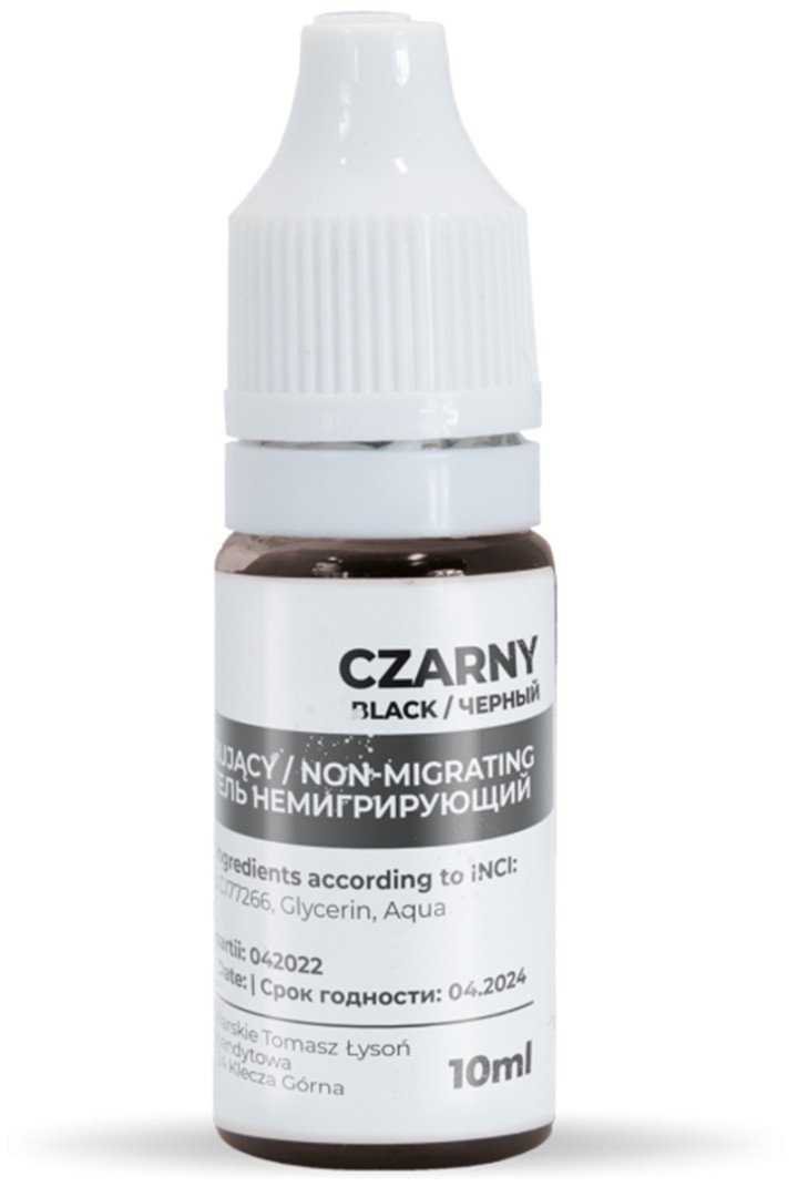 Barwnik niemigrujący 10ml - czarny