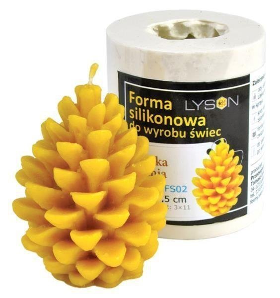 Forma silikonowa Szyszka średnia – wys. 7,5cm