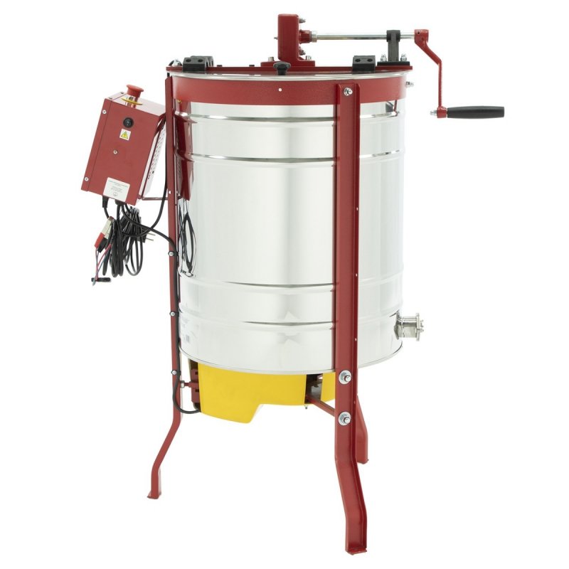 Miodarka diagonalna 4-ramkowa, WL, LN, Ø500mm, ręczno-elekt. 12V/230V - CLASSIC