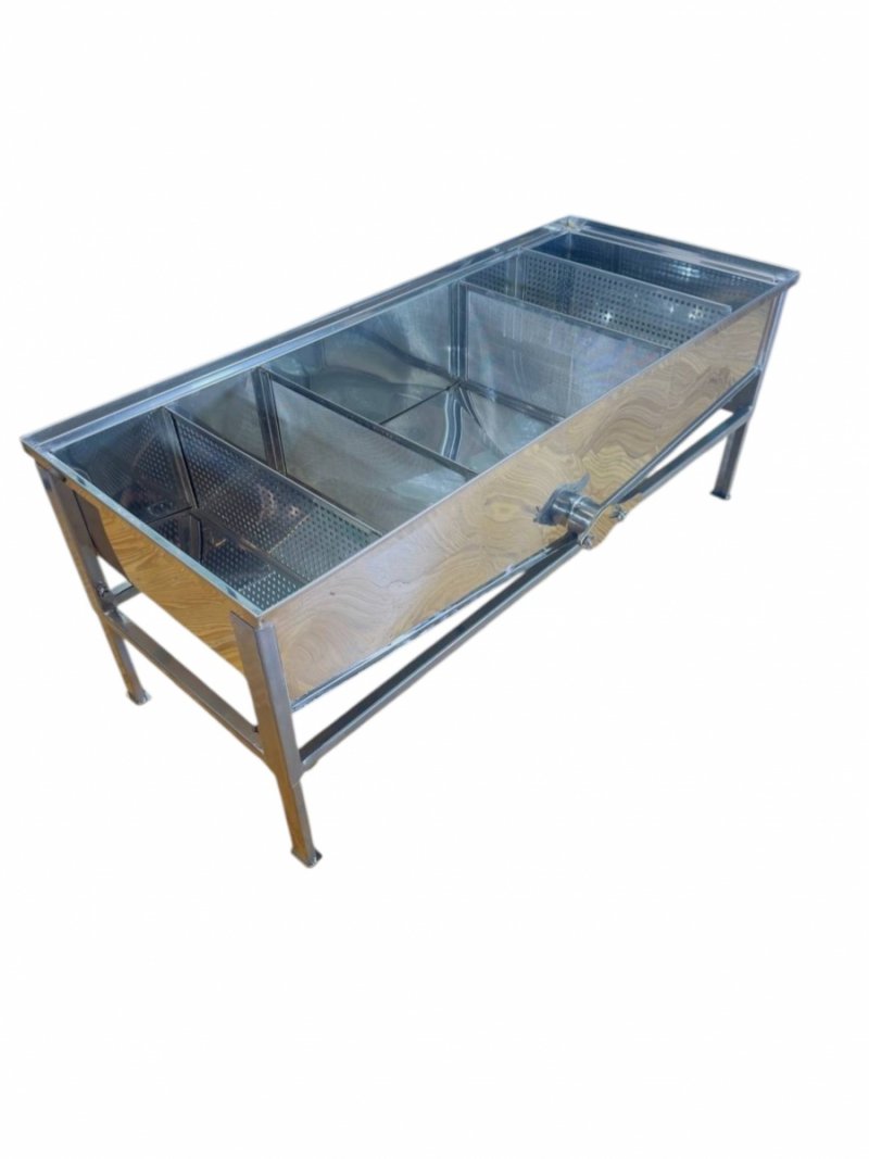 Odstojnik odpływowy poziomy do filtracji miodu 60L stal nierdzewna AISI304