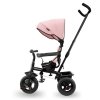 Rowerek trójkołowy dla dzieci 1-4 lata - TOBI FREY - kolor różowy - obracany - wiecznie pompowane koła + pchacz