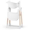 Krzesełko do karmienia NINA Moby-System, składane, białe