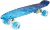 Deskorolka Fiszka 56cm - koła LED - kosmos