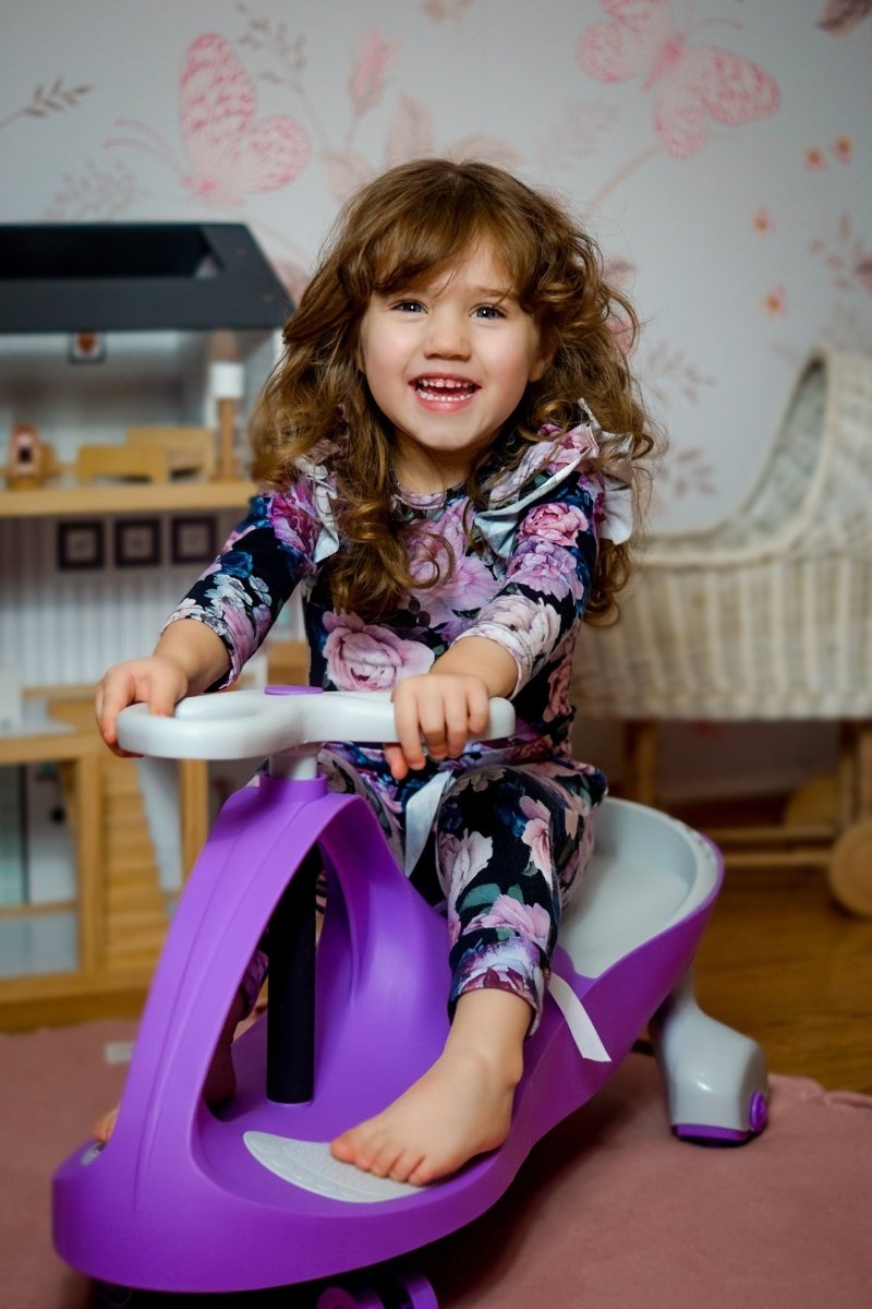 Pojazd dziecięcy TwistCar - Pastelovy fiolet Świecące kółka!