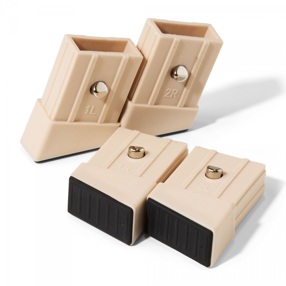 Składane krzesełko do karmienia Lumo 3w1, dwupoziomowe dla dziecka - Moby-System beżowe