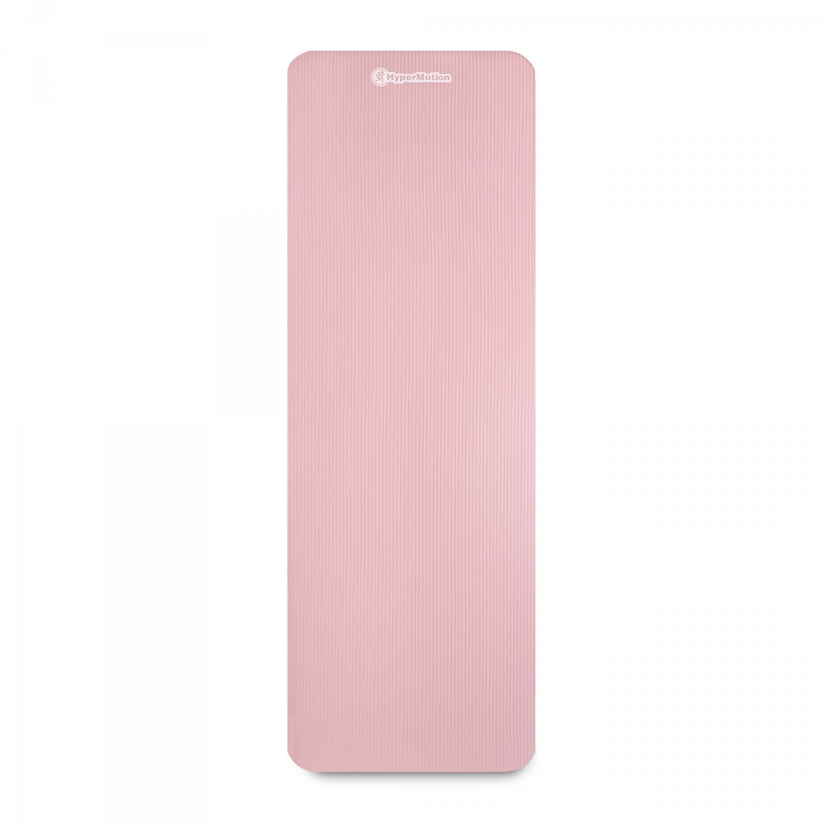 Mata do ćwiczeń fitness i jogi NBR z wielofunkcyjnym paskiem do ćwiczeń i przenoszenia - 183 x 61 x 0,8 cm HyperMotion - kolor różowy