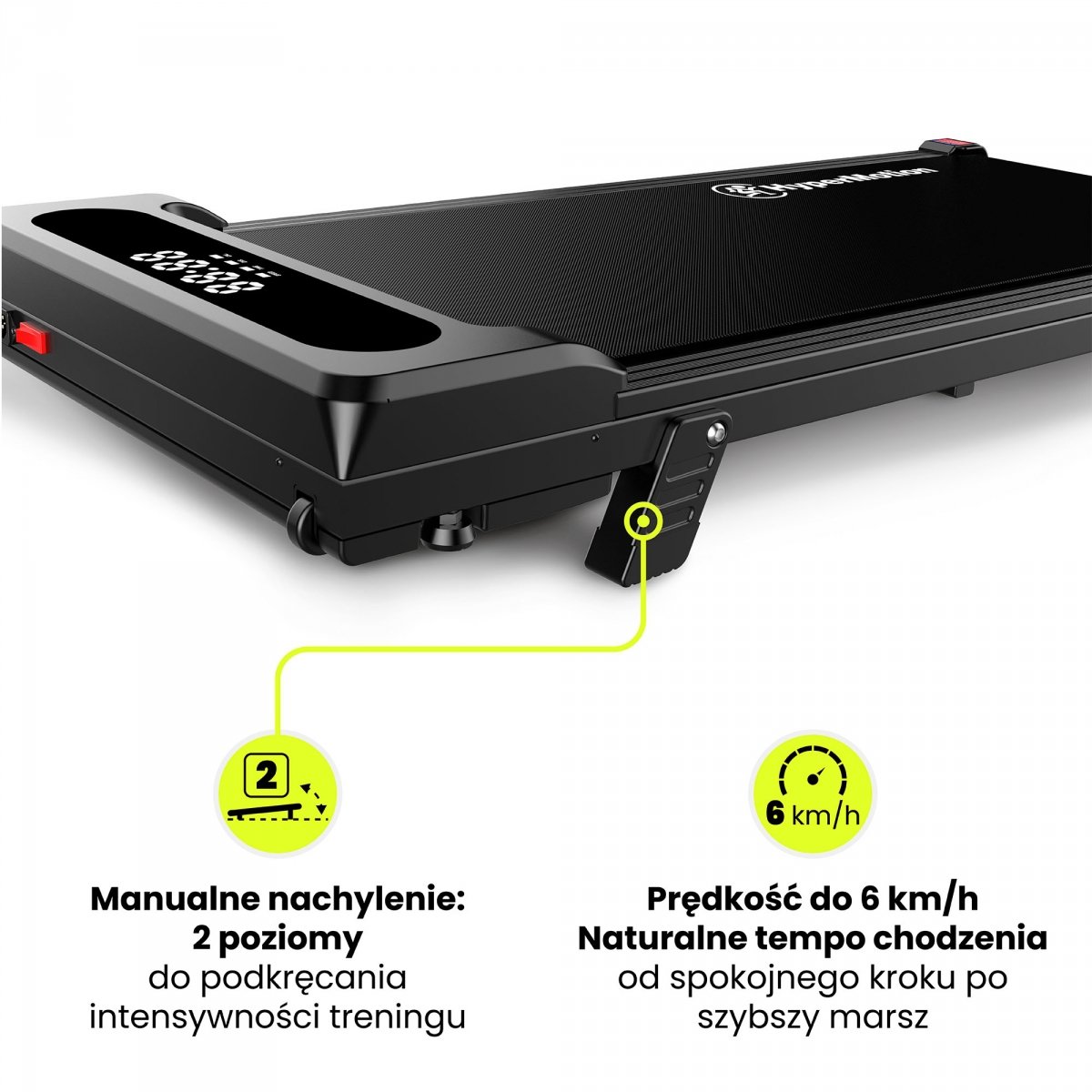 Domowa bieżnia elektryczna do chodzenia, pod biurko – HyperMotion Walkpad