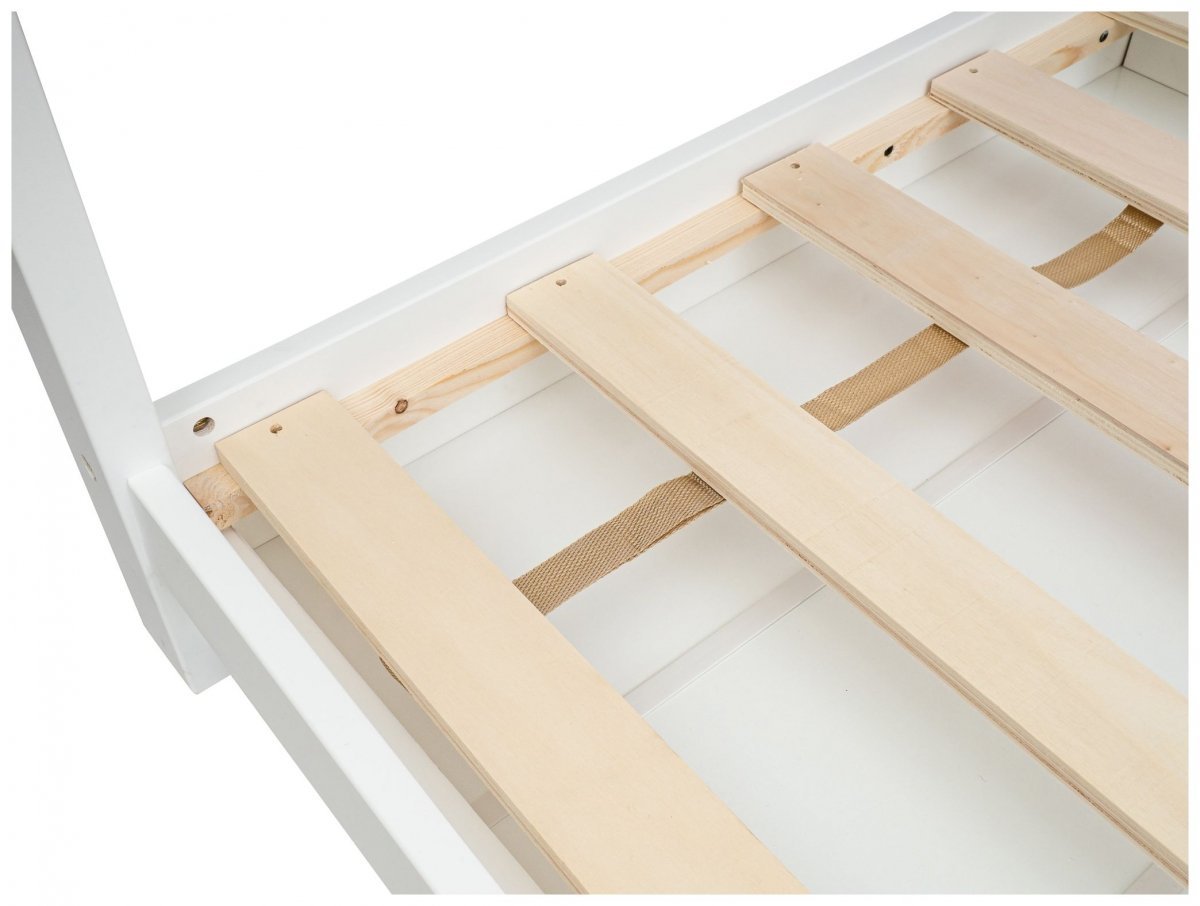 Chatka Puchatka - drewniane łóżko domek z szufladami - do materaca 160x80cm