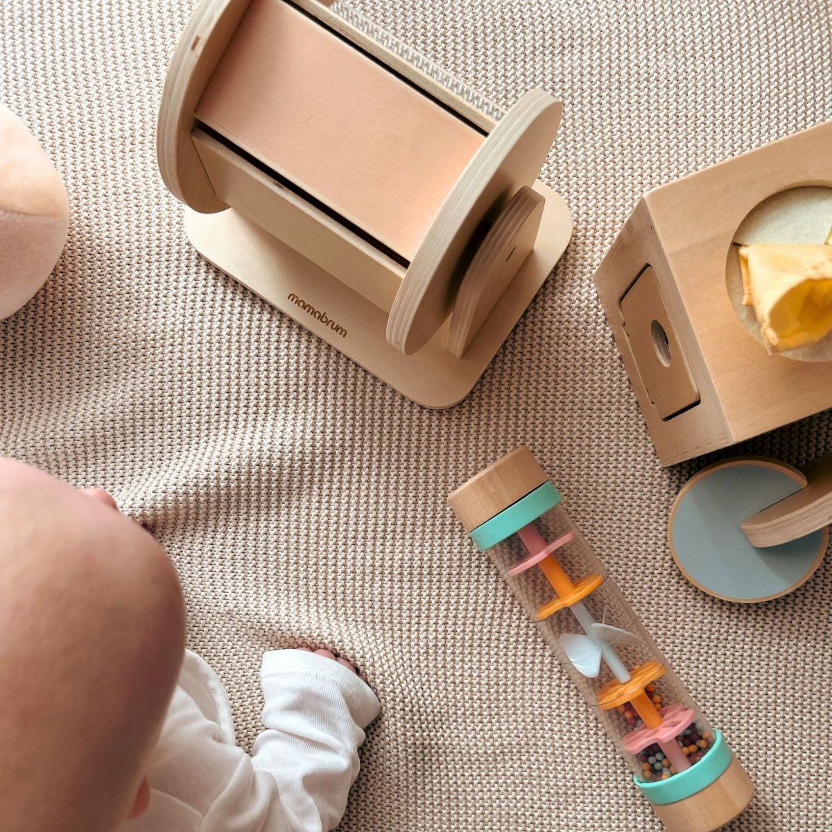 Zestaw zabawek Montessori dla maluszka 0-6 miesięcy