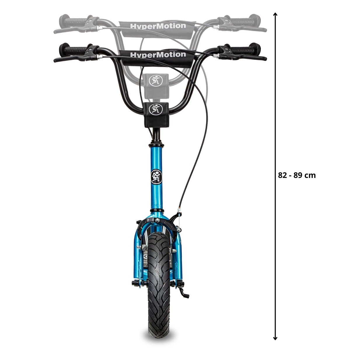 Hulajnoga Hypermotion RUBY 12.2 (pompowane koła 30cm) - Niebieska