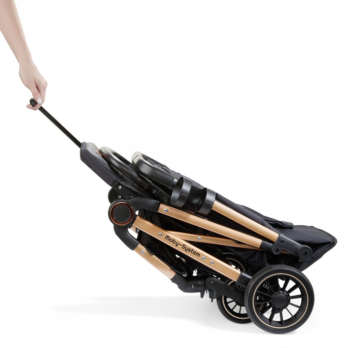 Wózek dziecięcy Spacerówka Moby-System LENA GOLD PRO z funkcją WALIZKI