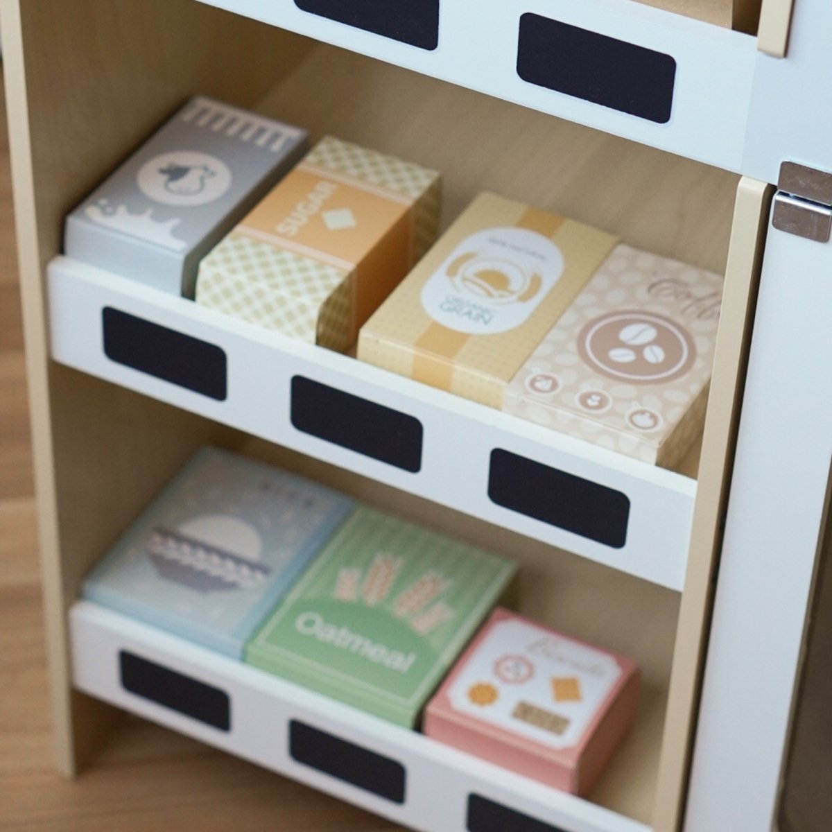 Drewniany warzywniak - duży stragan XXL, sklep z kasą do zabawy