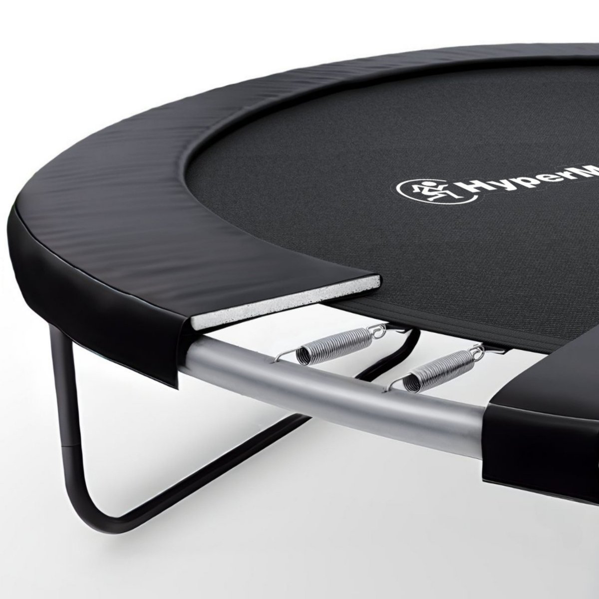 Trampolina ogrodowa dla dzieci HyperMotion - 244 cm 8FT - z drabinką i siatką wewnętrzną - do domu i ogrodu