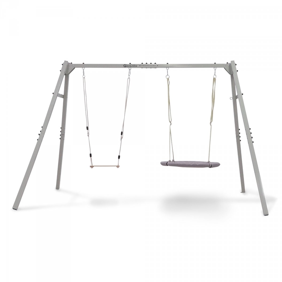 Huśtawka ogrodowa 3w1 z akcesoriami HyperMotion – bocianie gniazdo, huśtawka i hamak