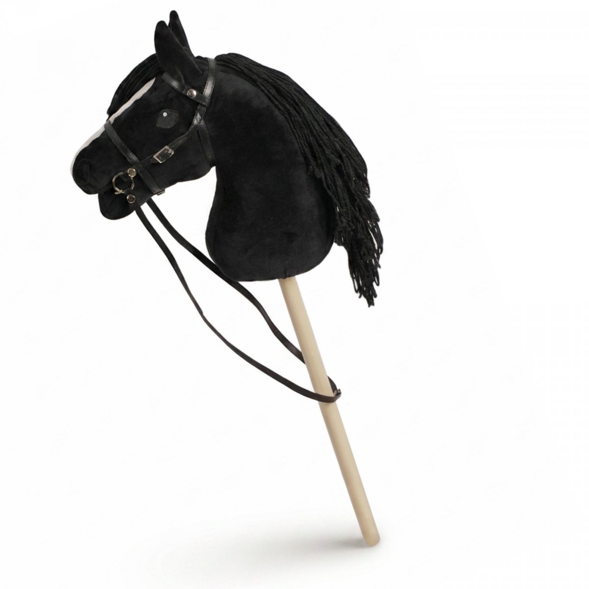 Hobby Horse – koń na kiju dla dzieci 68 cm (czarny)